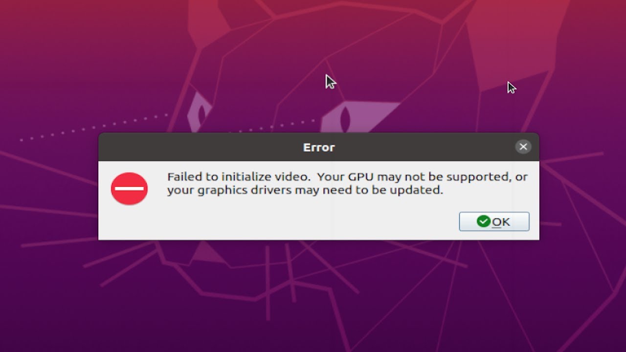 GPU Not Supported