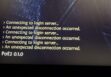 Unexpected Disconnection Occurred