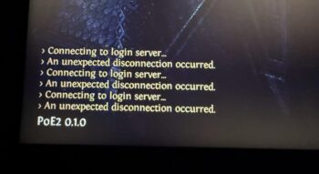 Unexpected Disconnection Occurred