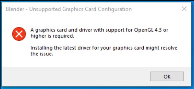 OpenGL 4.3 Blender